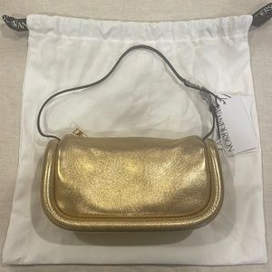 NWT JW Anderson Gold Bumper Bag